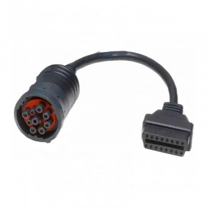 Адаптер Deutsch 9 pin - OBD2 для Cummins (КАМАЗ, КАВЗ, ПАЗ)
